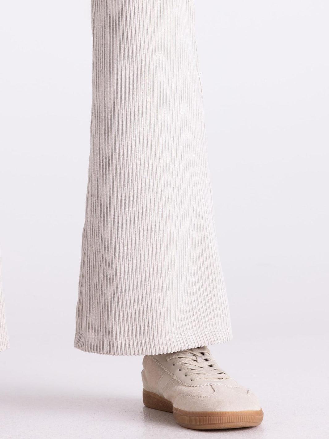 Tuzzi Ribbed Trousers In Light Cashmere 423600-Nicola Ross