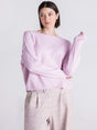 Tuzzi Soft Relaxed Knit Jumper In Pale Rose 423053-Nicola Ross