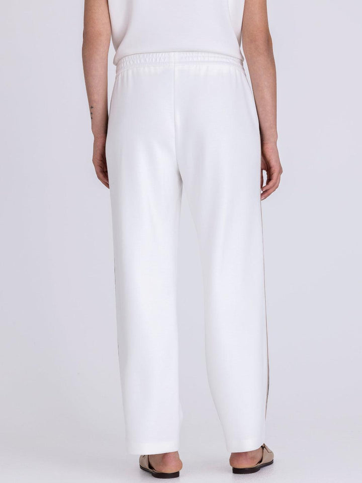 Tuzzi Straight Leg Trousers In Ecru 413600-Nicola Ross