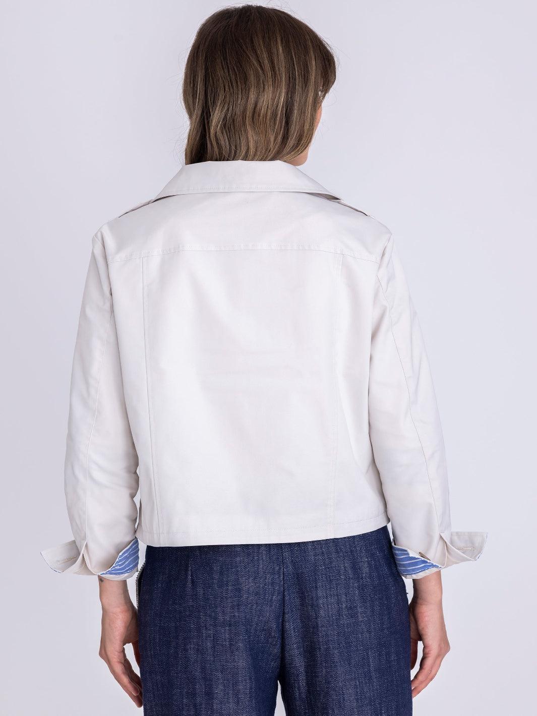 Tuzzi Trench Jacket In Neutral 412950-Nicola Ross