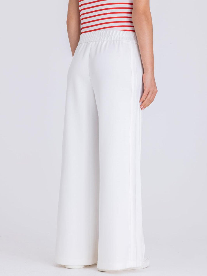 Tuzzi Wide Leg Trousers In Ecru 451601-Nicola Ross