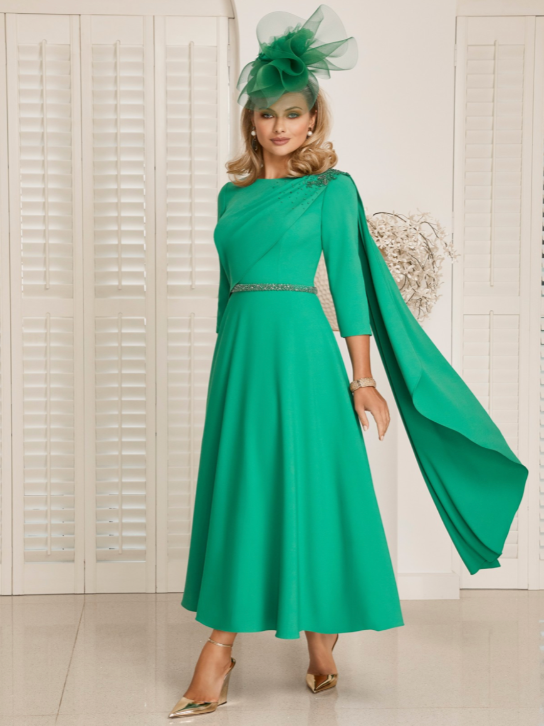 Veni Infantino 29880B- Shamrock Green-Mother of the bride- mother of the groom -Nicola Ross