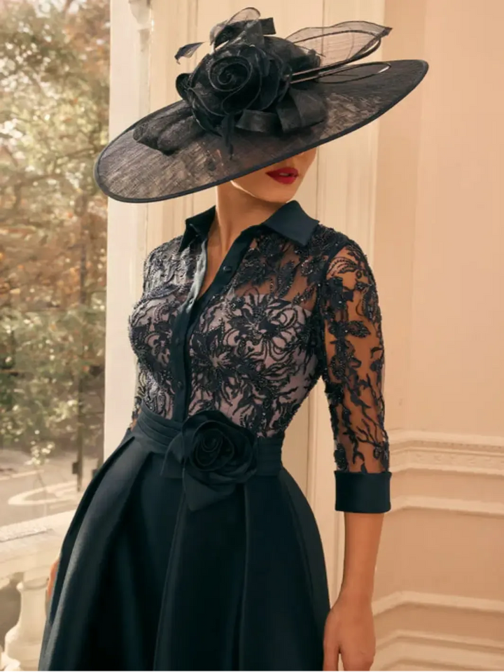 Veni Infantino 992805 In French Navy/Silver-Mother of the bride- mother of the groom -Nicola Ross