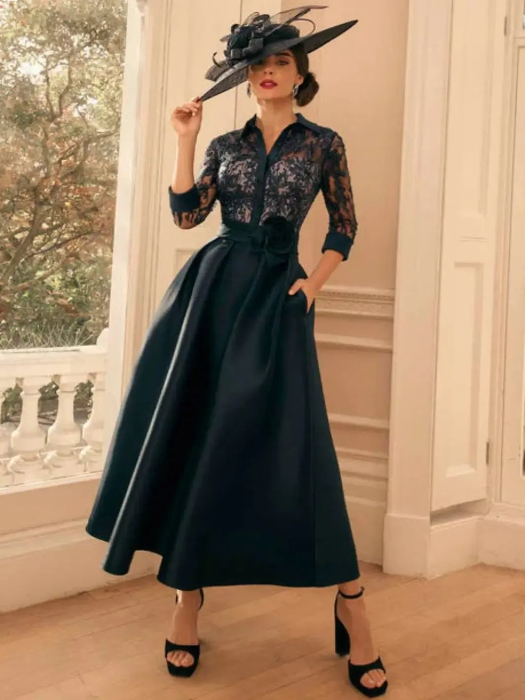 Veni Infantino 992805 In French Navy/Silver-Mother of the bride- mother of the groom -Nicola Ross