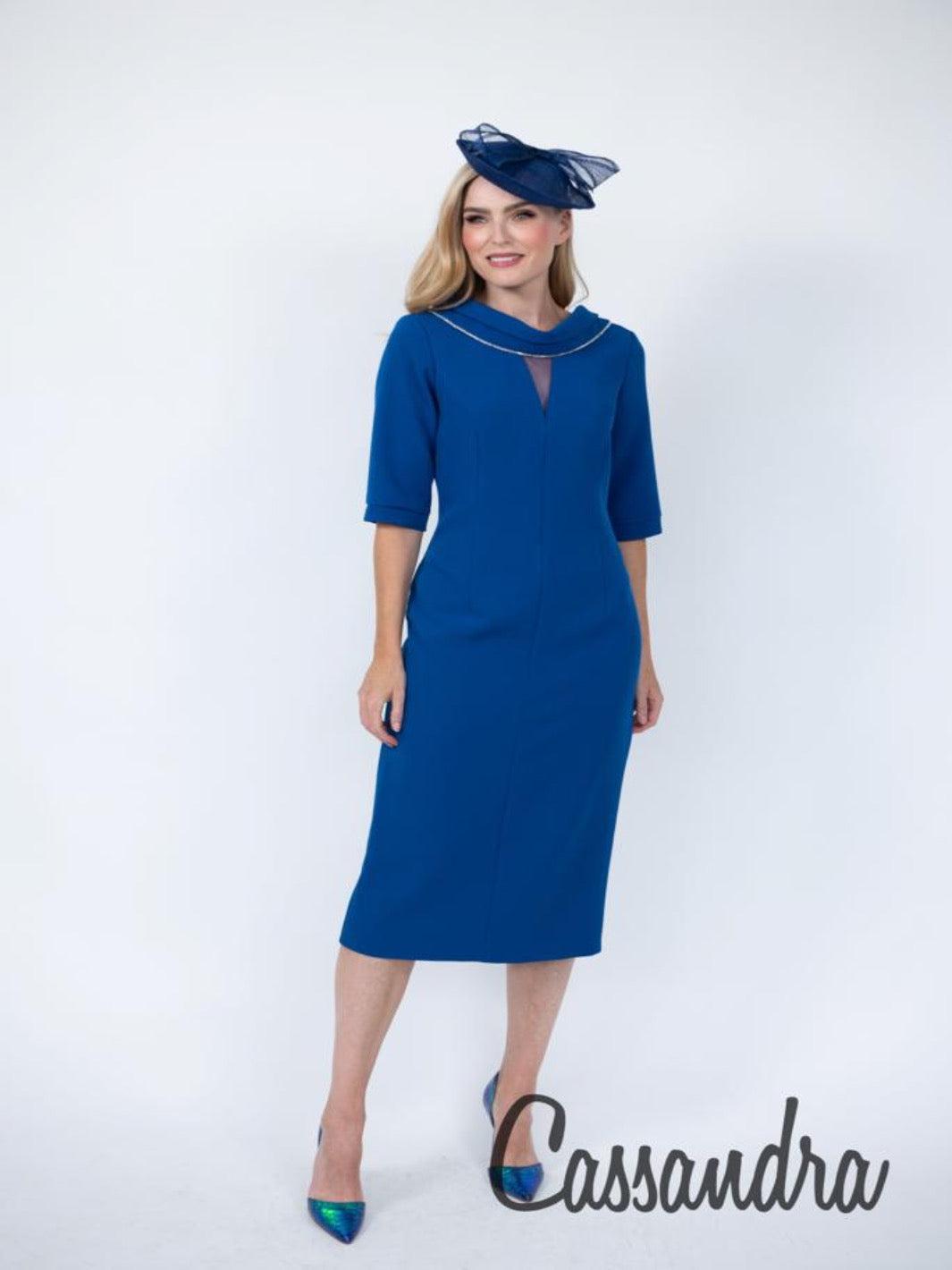 Cassandra Dress JoLo - Royal Blue-Mother of the bride- mother of the groom -Nicola Ross