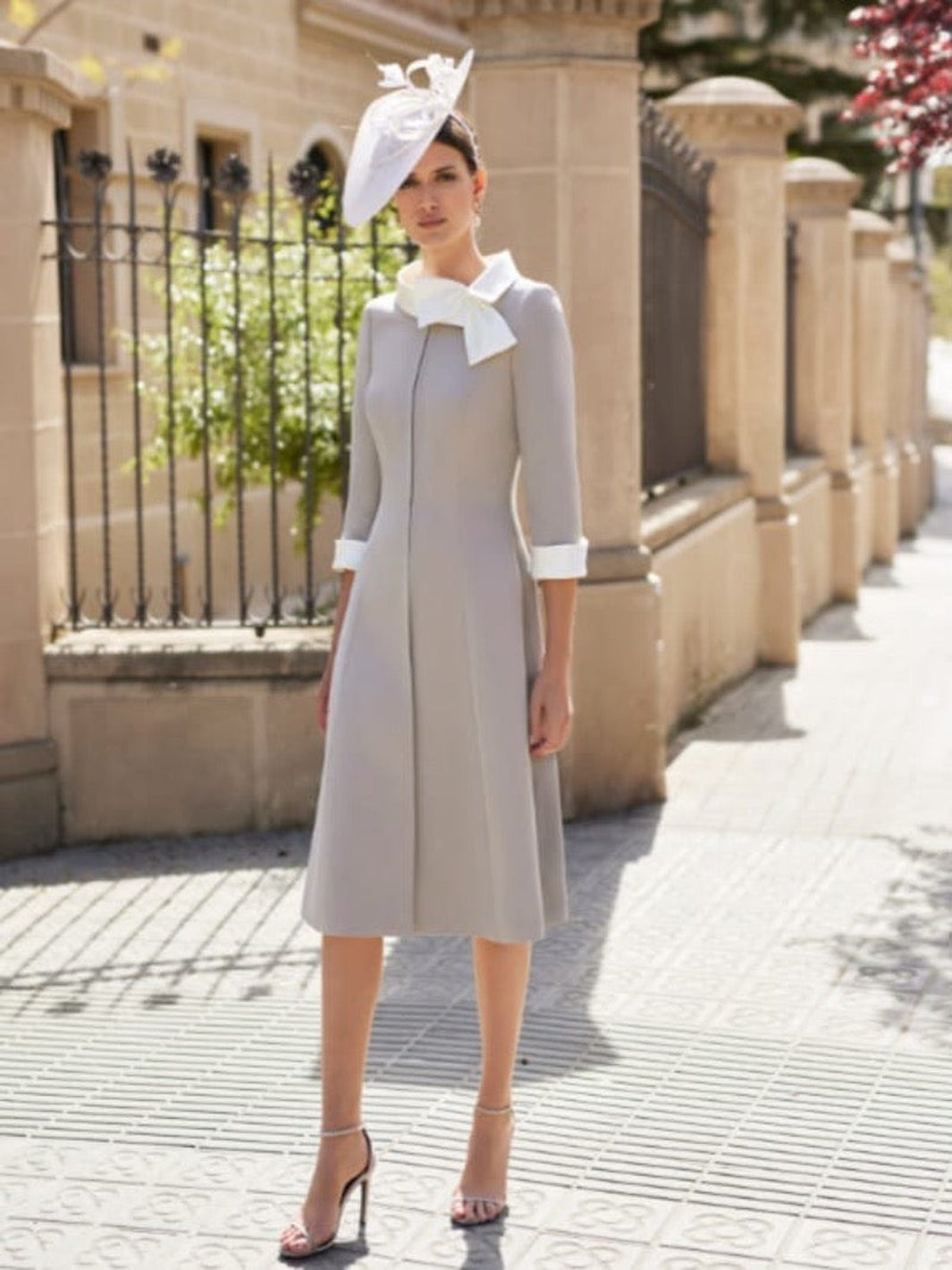Couture Club 5G2E - Taupe Jacket with Dress-Mother of the bride- mother of the groom -Nicola Ross