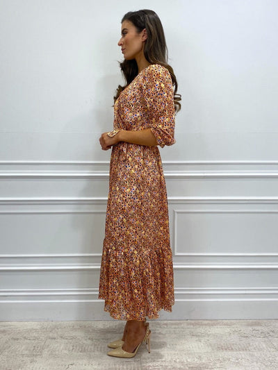 Kate & Pippa SS22 Modena Dress - Orange Spot-Nicola Ross