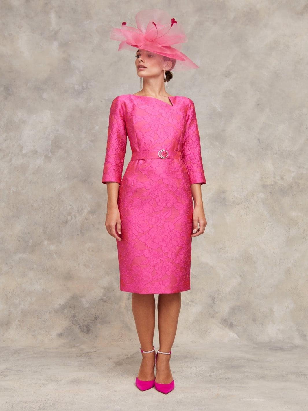 Luis Civit Dress #D833 - Pink-Mother of the bride- mother of the groom -Nicola Ross