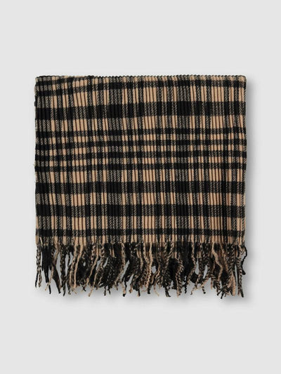 Rino & Pelle Vitali Scarf - Black Checked-Nicola Ross