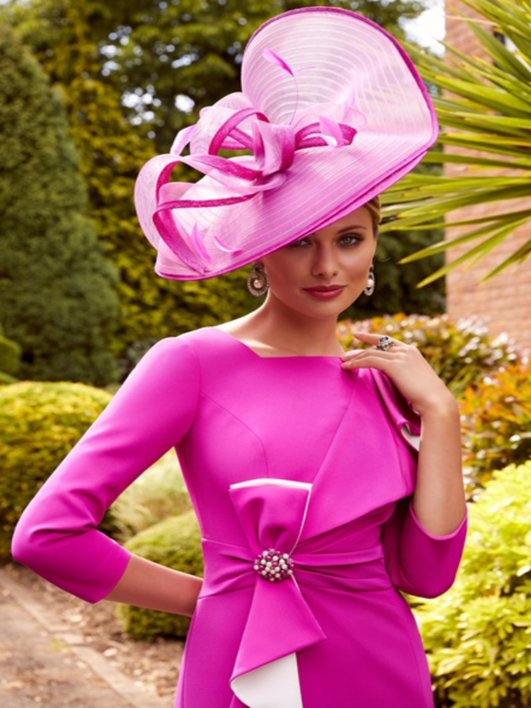 Veni Infantino 29830 - Magenta / Ivory-Mother of the bride- mother of the groom -Nicola Ross