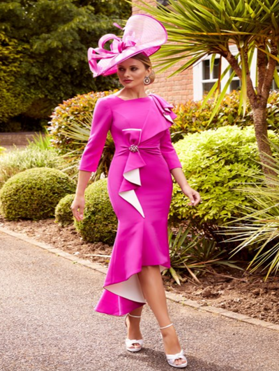 Veni Infantino 29830 - Magenta / Ivory-Mother of the bride- mother of the groom -Nicola Ross
