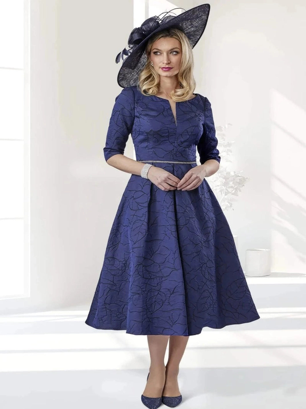Veromia V08128 - Navy-Mother of the bride- mother of the groom -Nicola Ross